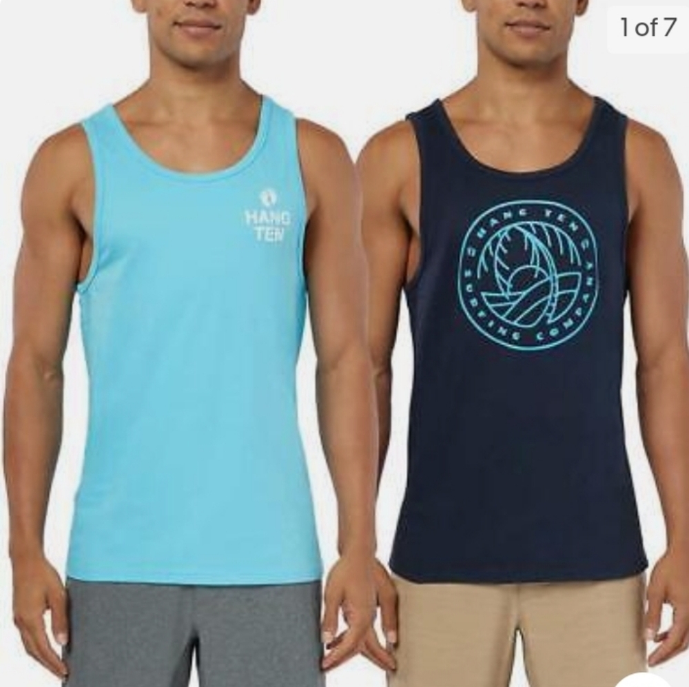Hang ten men tank tops size L/ M
